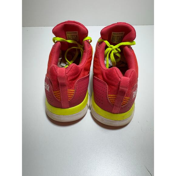 Reebok Dual Compound Shoes Women’s Sz 10 Pink Red Athletic Running Sneakers - Picture 2 of 6